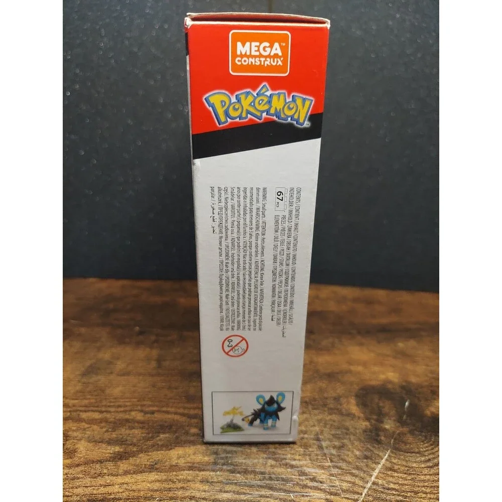 Mega Construx Pokemon Luxio Construction Set 67 Pieces GMD36 6+ Wonder Builders